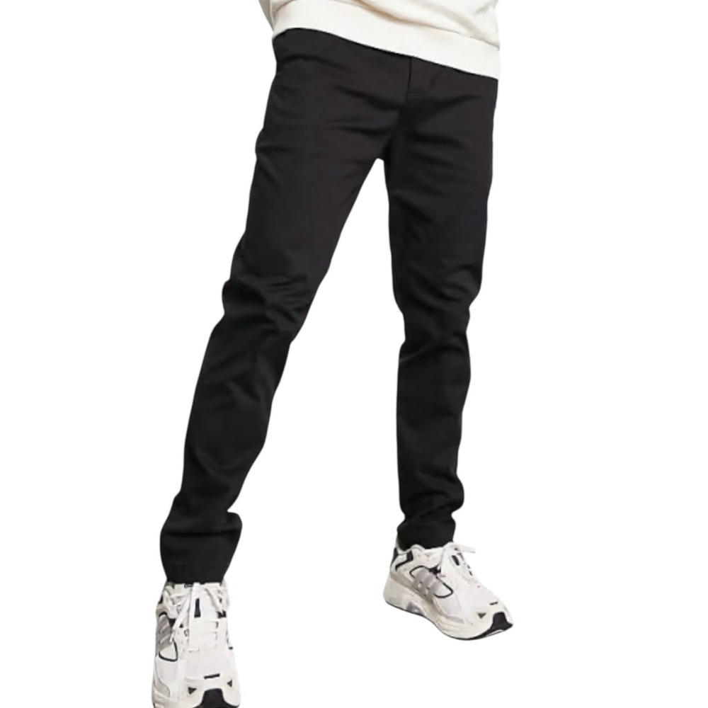 Hollister Epic Flex 90s Slim Straight Chino Trousers Drawstring Pants XS #430